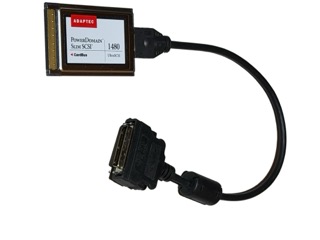 PowerDomain SlimSCSI 1480 mit SCSI-Kabel
