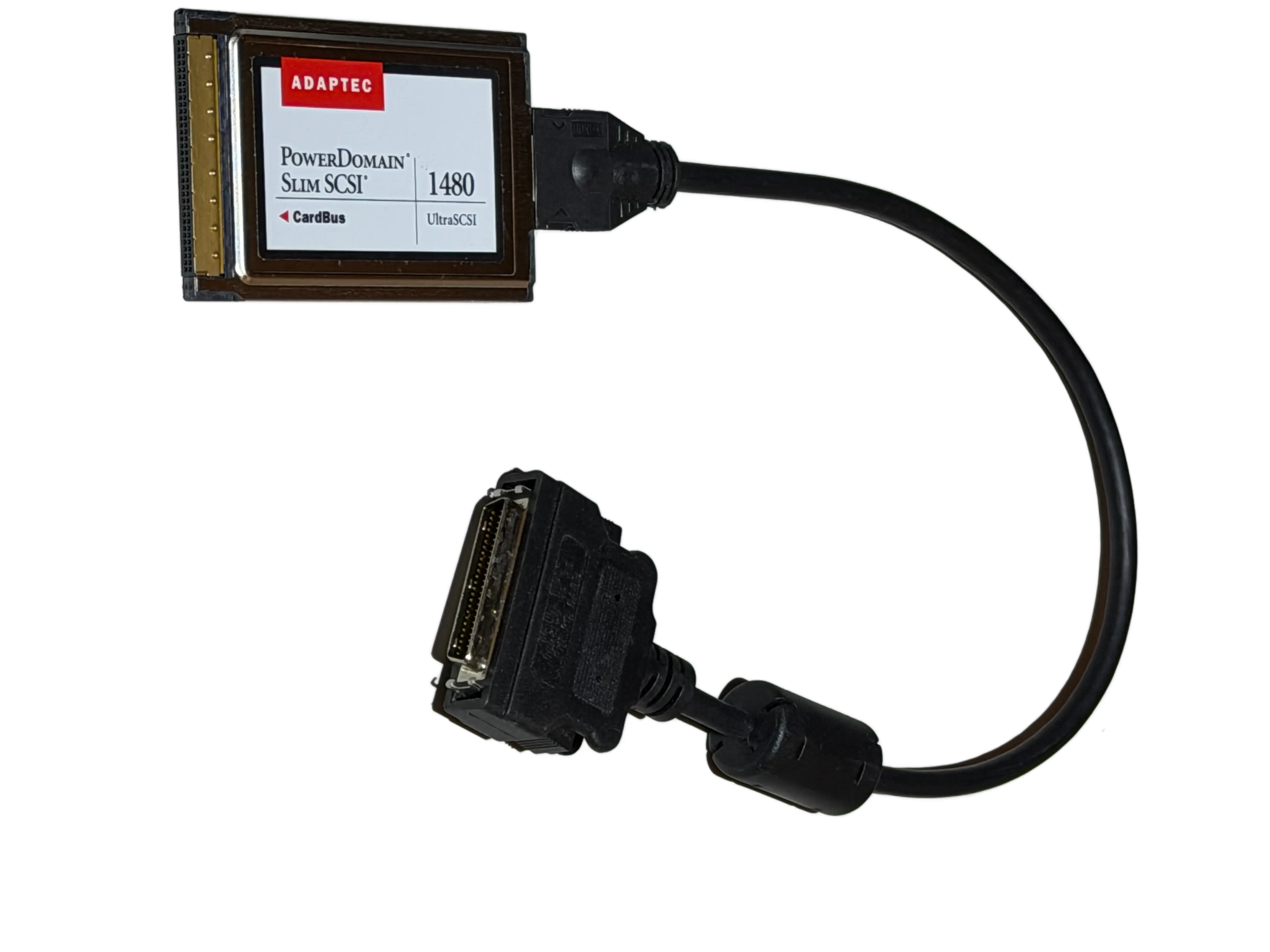 PowerDomain SlimSCSI 1480 mit SCSI-Kabel