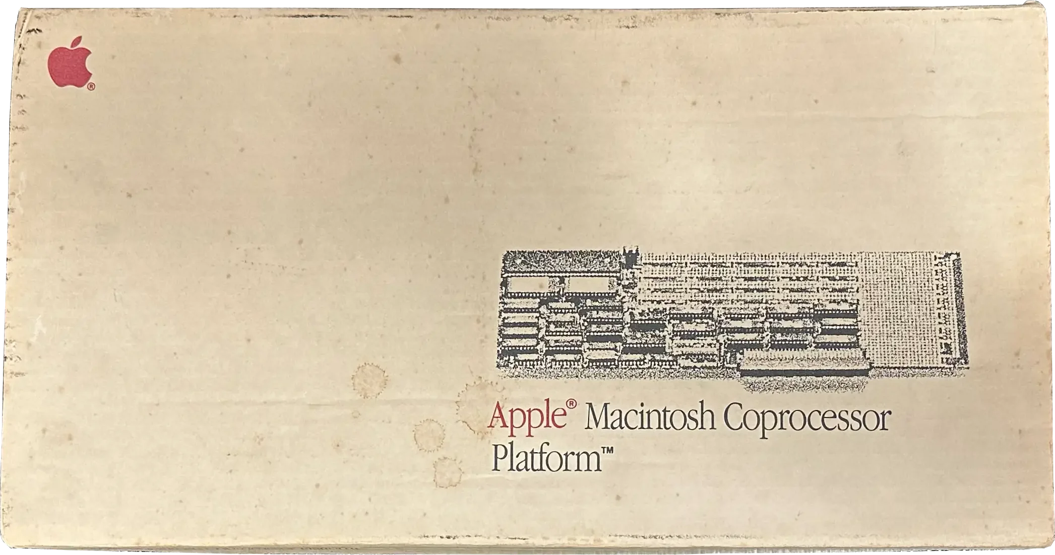 Originalkarton der Apple Macintosh Coprocessor Platform
