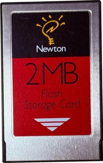 Apple Newton 2MB Flash Storage Card – Vorderseite