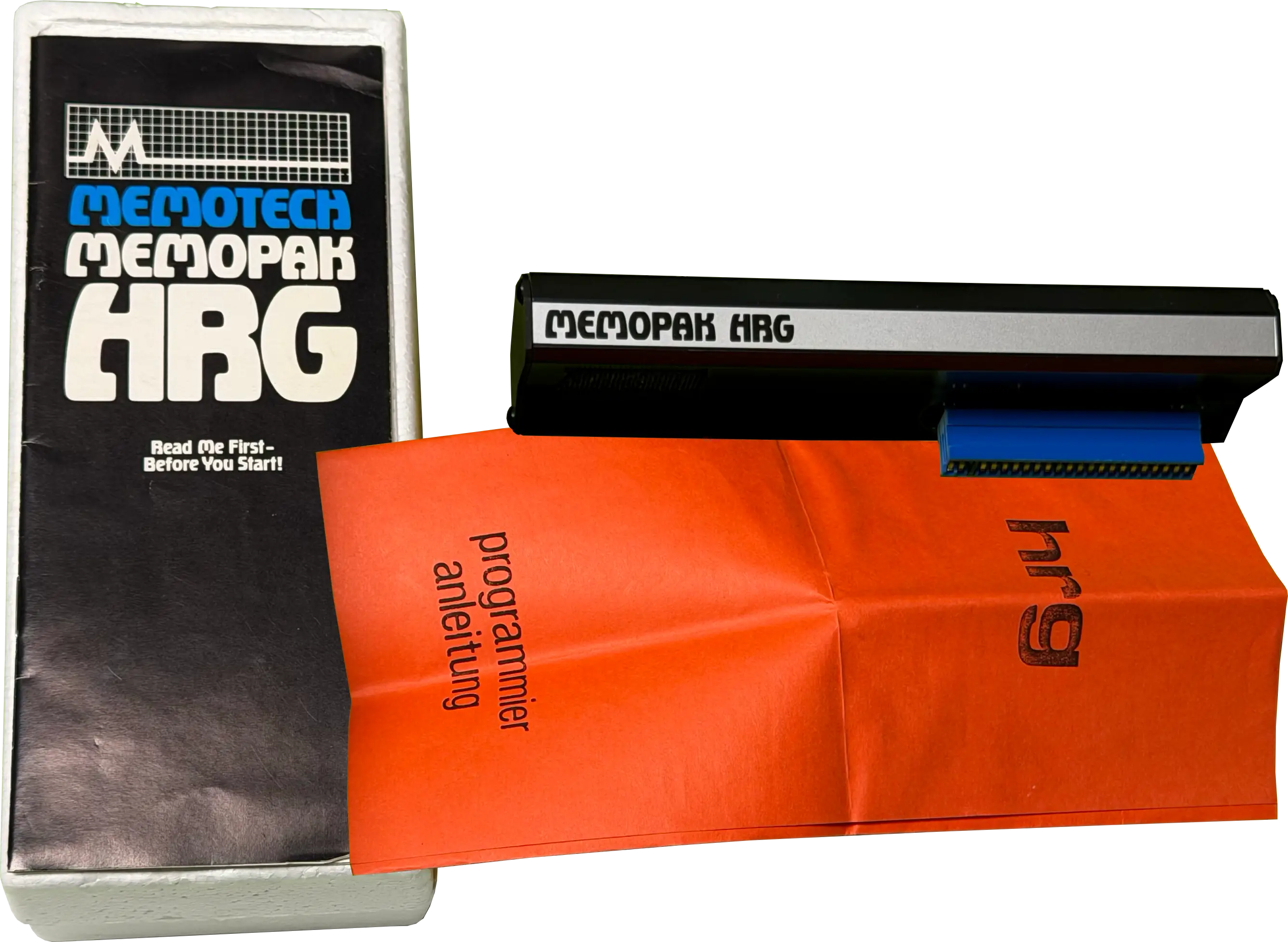 Memotech Memopak HRG mit englischer und deutscher Dokumentation