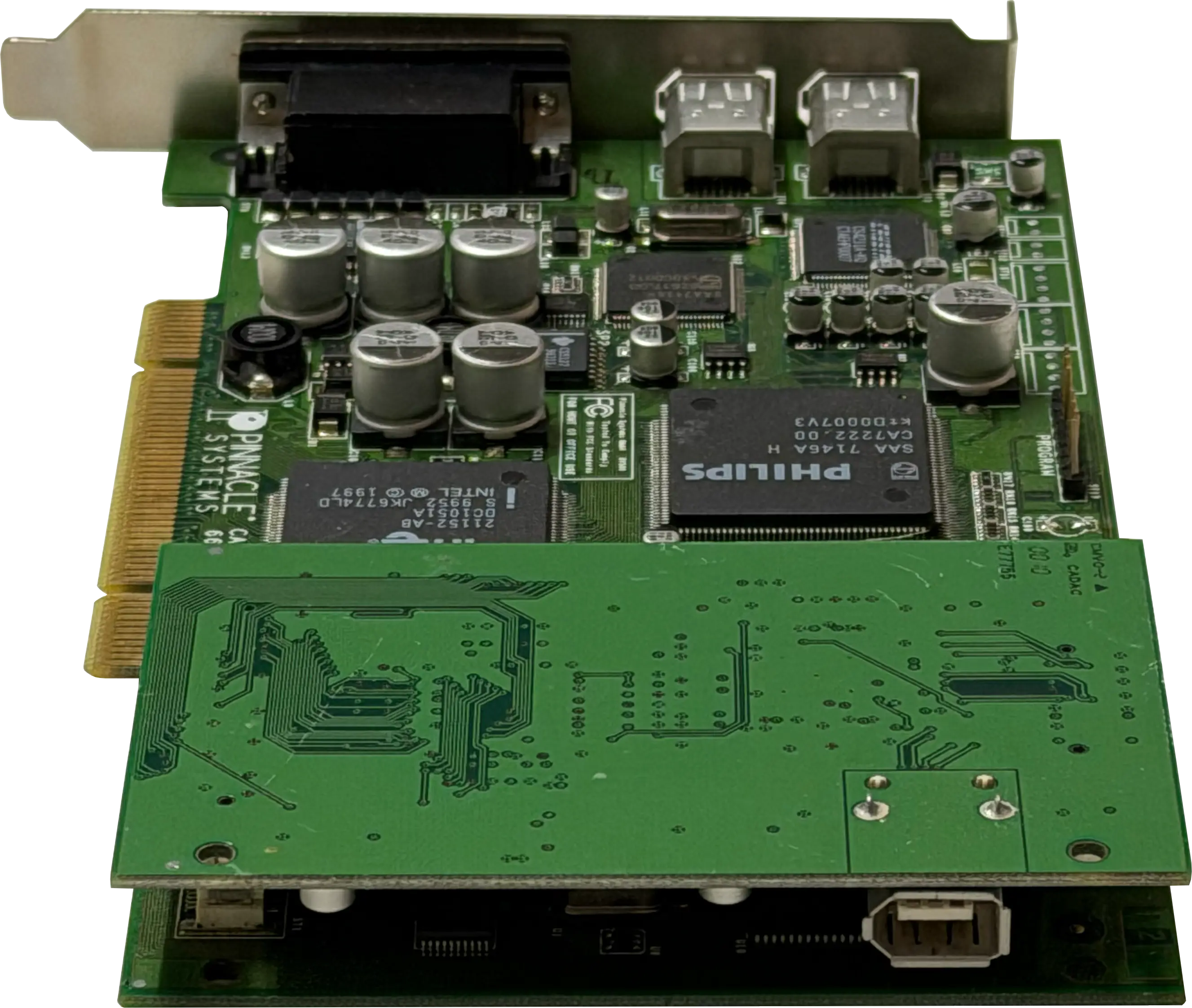 Pinnacle DV500 / Callisto 2.2 mit montiertem Callisto-Piggy-Board