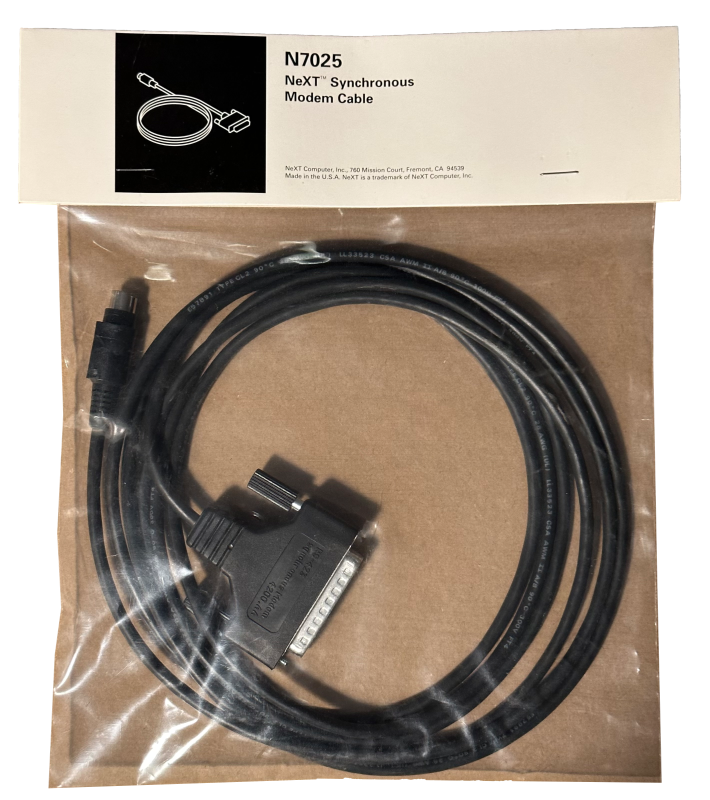 Kabel in Verpackung