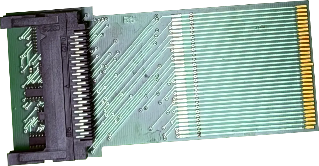 PCMCIA-Adapter, Platinenansicht