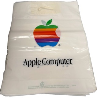 Apple Computer Tragetasche mit Rainbow-Logo
