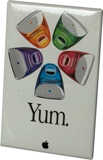 Apple iMac „Yum.“ Button