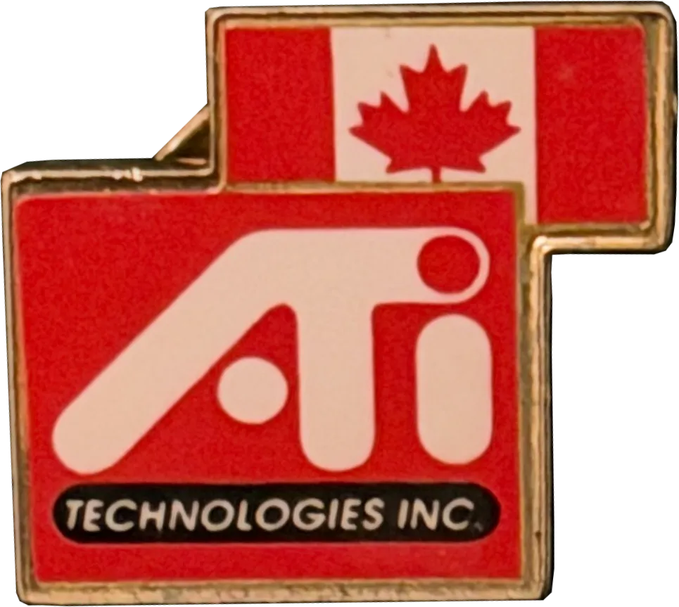 ATI Technologies Inc. Ansteckpin mit kanadischer Flagge