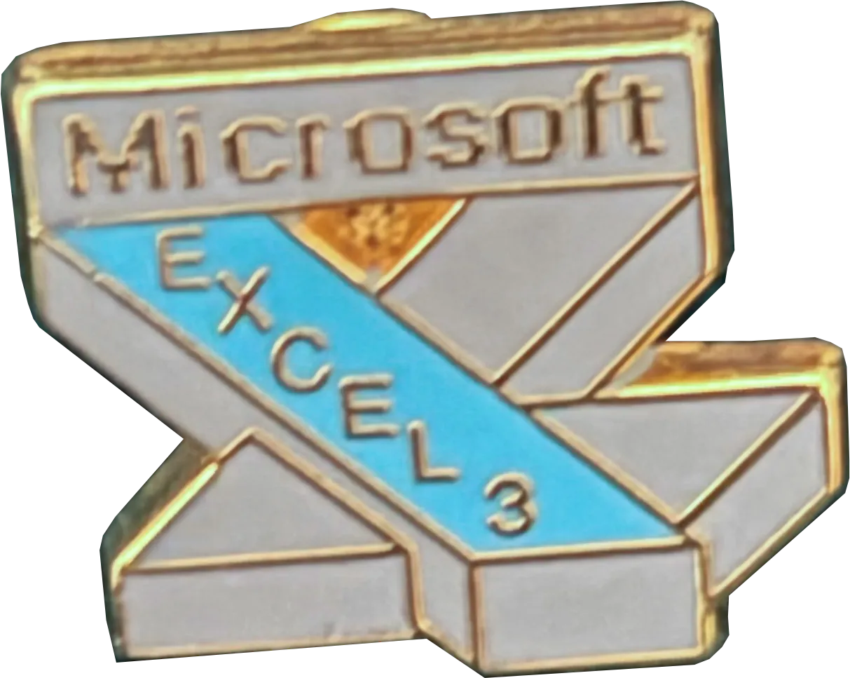 Microsoft Excel 3 Ansteckpin