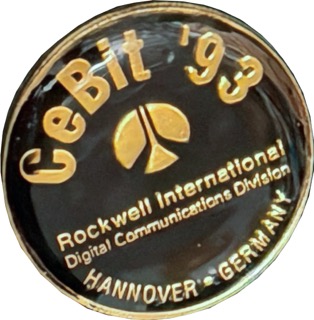 Rockwell International CeBIT '93 Pin