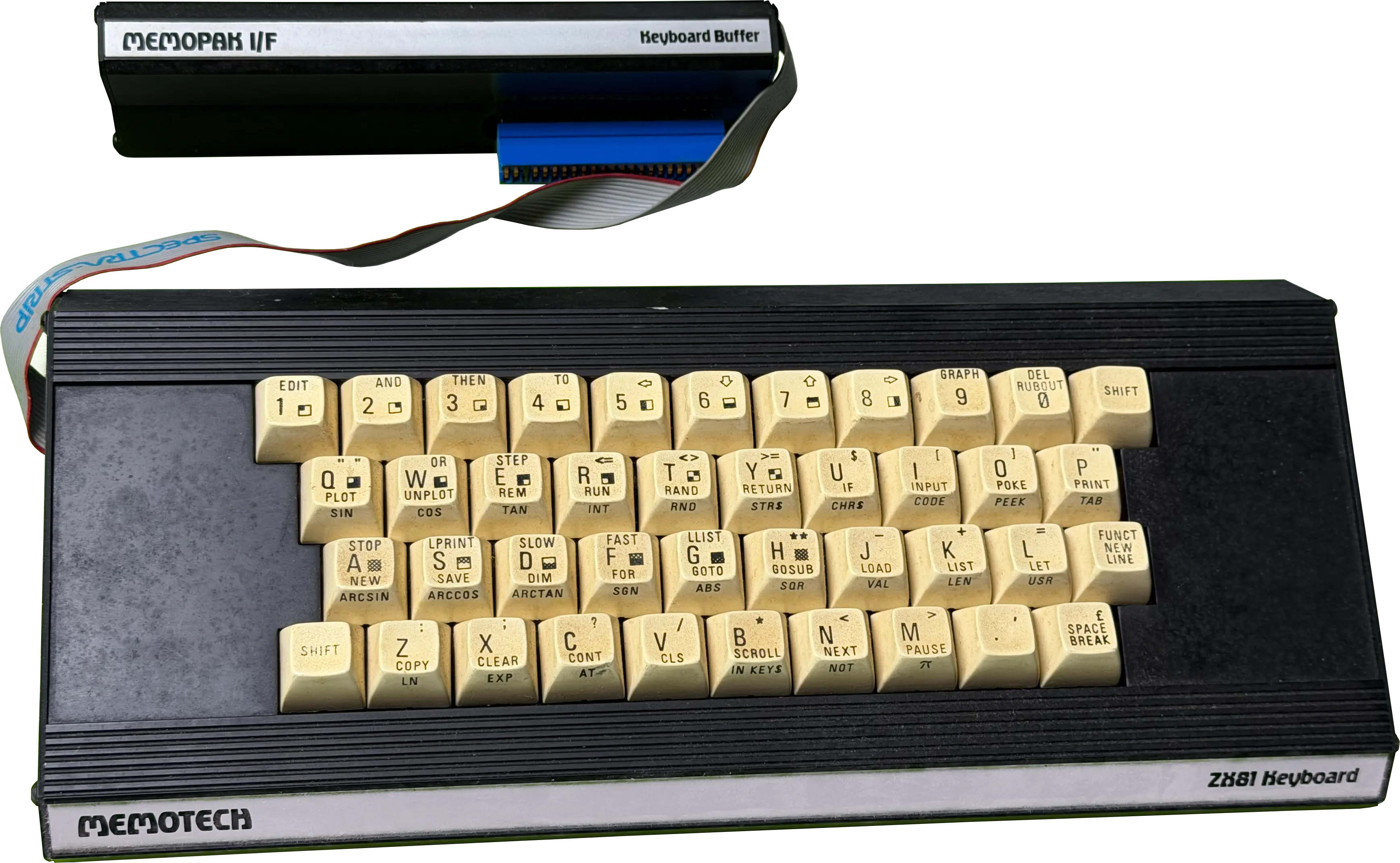 Memotech ZX81 Keyboard mit MEMOPAK I/F Keyboard Buffer