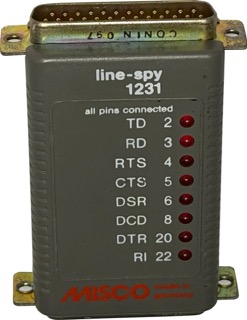 MISCO line-spy 1231 – RS-232-/V.24-Leitungsmonitor