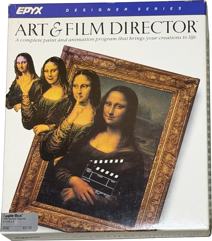 Epyx Art & Film Director – Originalverpackung der Apple-IIGS-Version