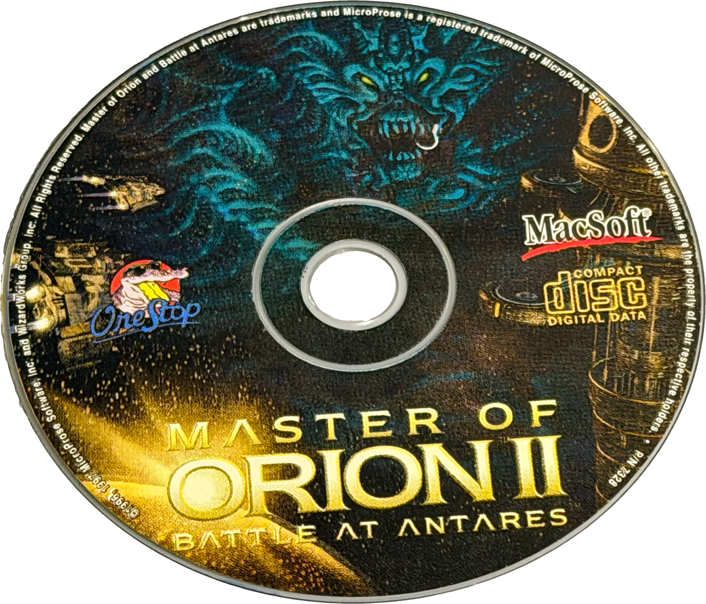 Master of Orion II: Battle at Antares – Macintosh-CD-ROM von MacSoft