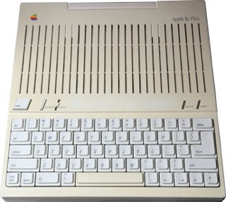 Apple IIc Plus – Draufsicht