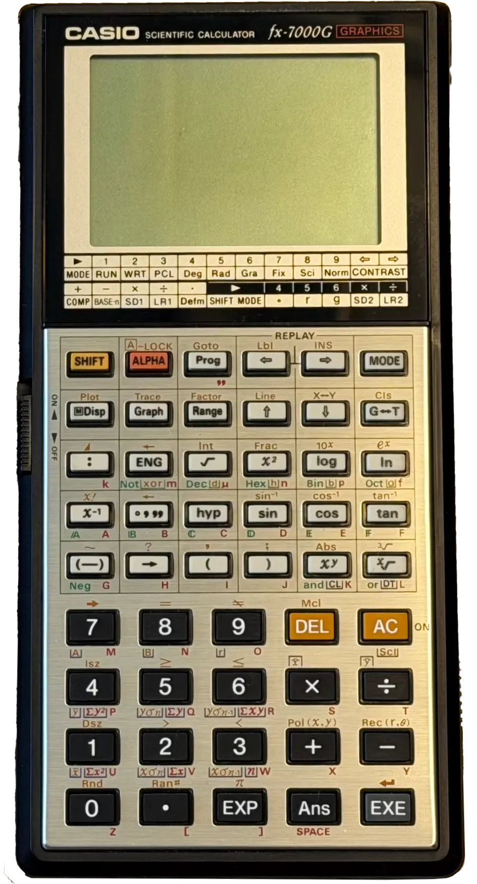 Casio fx-7000G – Vorderseite